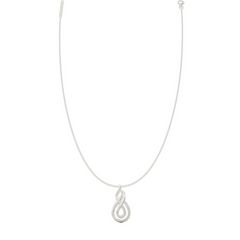 Dynamic Infinity Charm Pendant With Chain- Hallmarked 925 Sterling Silver sterlyn 925
