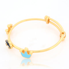 King Quinn Car Bracelet for Kids – 18KT Gold Plated | 925 Sterling Silver | Royalty, Strength & Protection