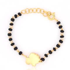 Lion Nazariya Bracelet for Kids – 18KT Gold Plated | 925 Sterling Silver | Strength, Protection & Good Luck