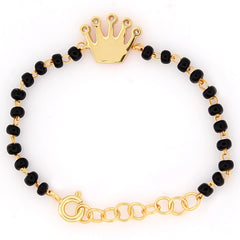 King & Queen Nazariya Bracelet for Kids – 18KT Gold Plated | 925 Sterling Silver | Strength, Protection & Royal Elegance