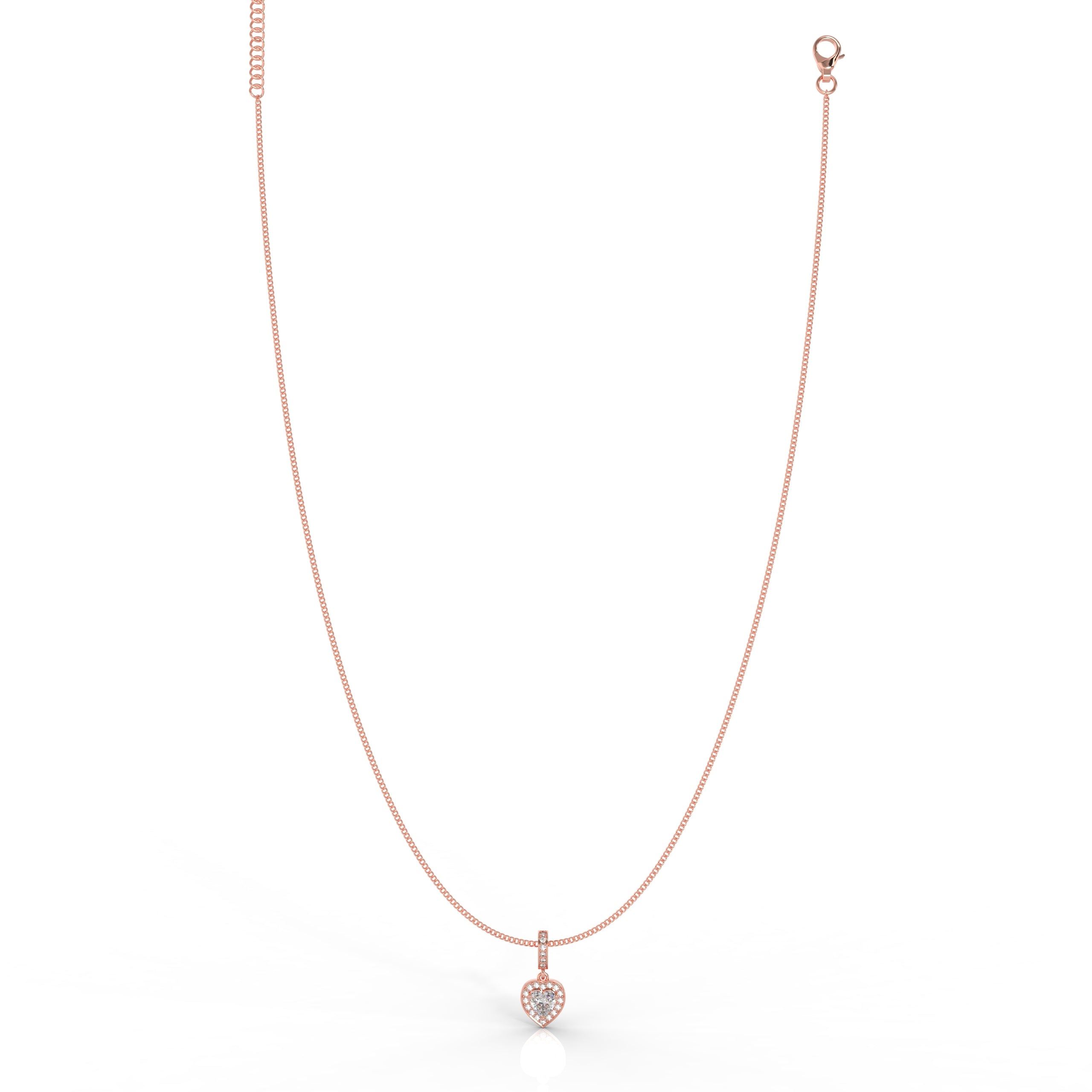 Heart in Heart Shape Pendant- Hallmarked 925 Sterling Silver - sitabo