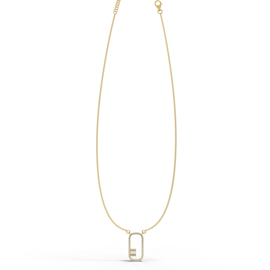 Sophisticated Modern Pendant With Chain, Hallmarked 925 Sterling Silver sterlyn 925