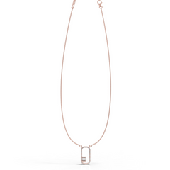 Sophisticated Modern Pendant With Chain, Hallmarked 925 Sterling Silver sterlyn 925