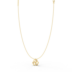 Trio Heart Pendant With Chain, Hallmarked 925 Sterling Silver sterlyn 925