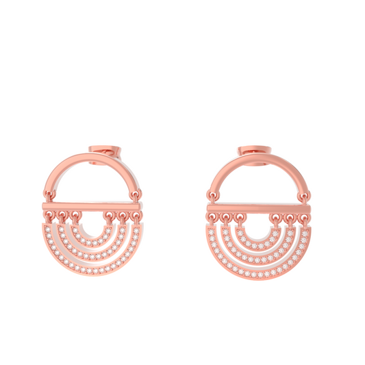 Water Twin Drop Dangle Earrings, Hallmarked 925 Sterling Silver sterlyn 925