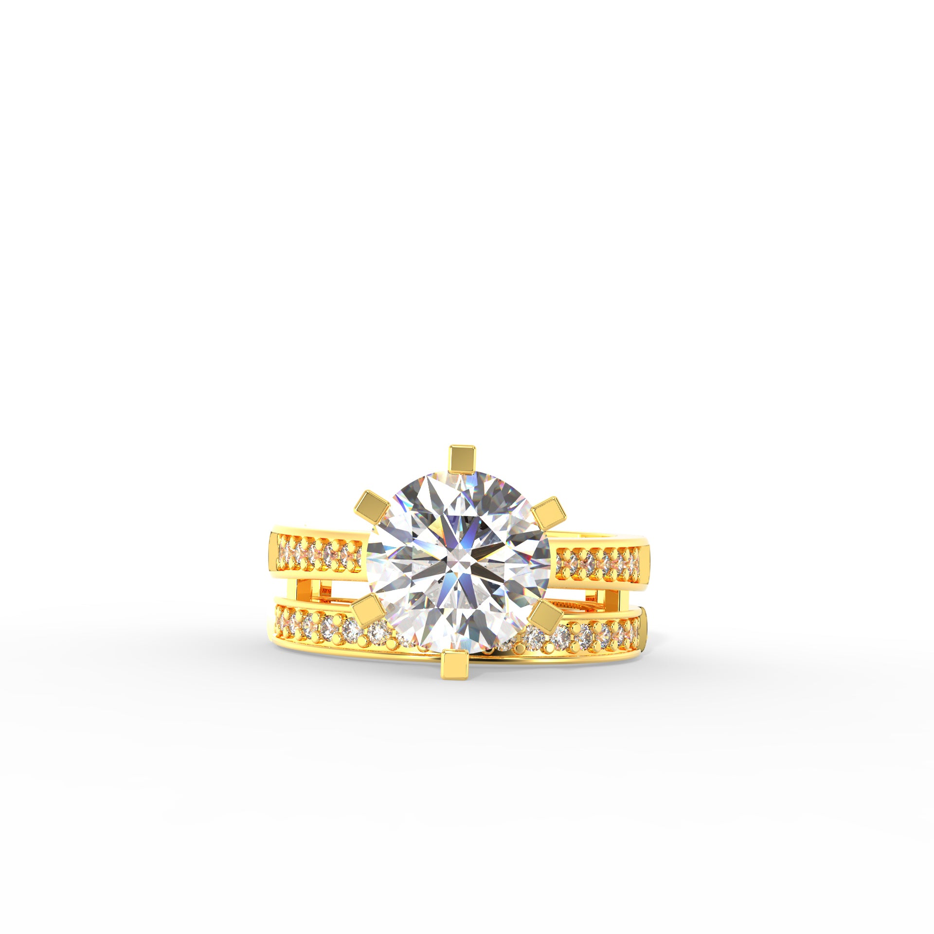 gold plated 925 sterling silver ring