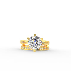 gold plated 925 sterling silver ring