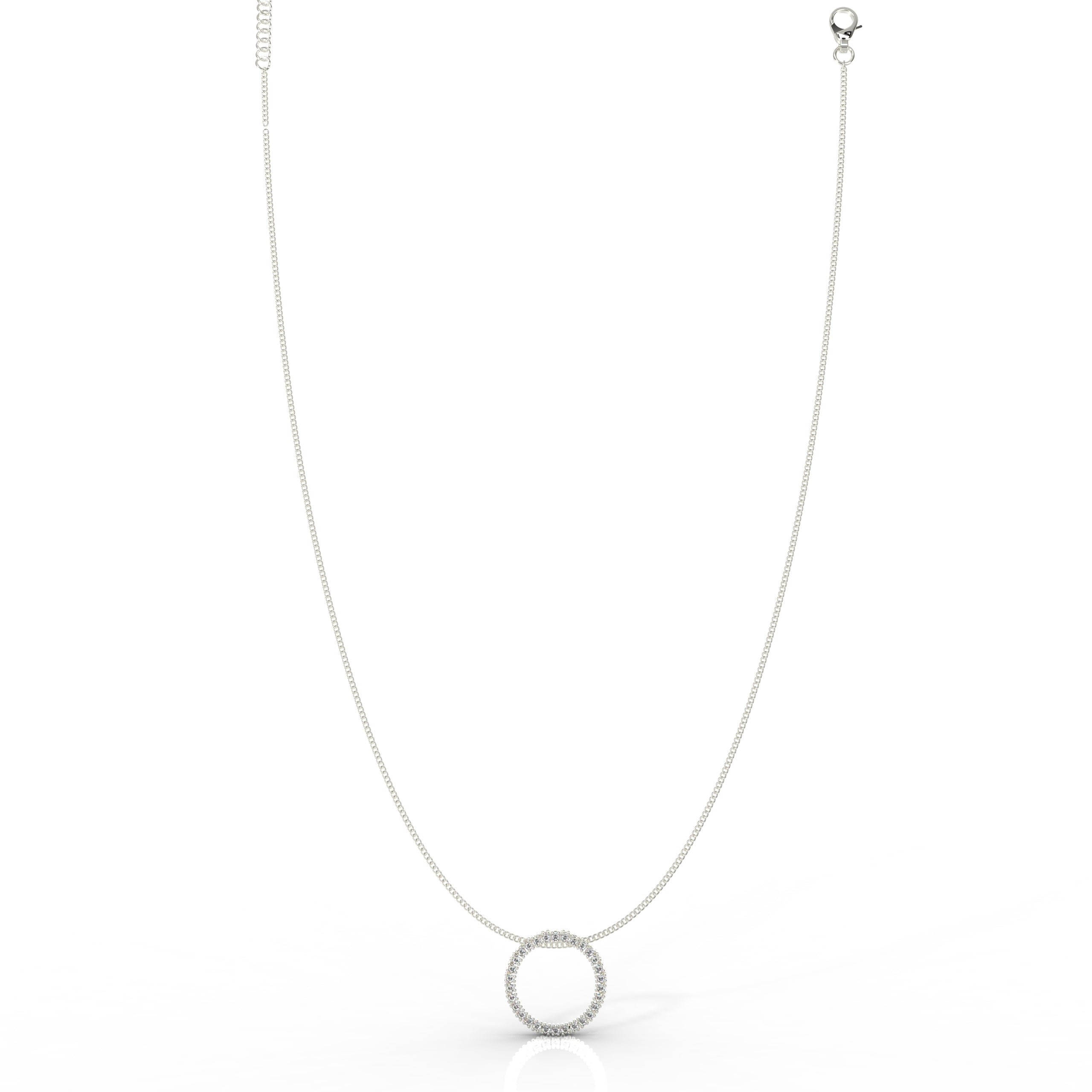 Chunky Wheel Pendant With Chain, Hallmarked 925 Sterling Silver - sitabo