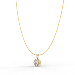 Sterlyn Designer Pendant With Chain, Hallmarked 925 Sterling Silver - sitabo