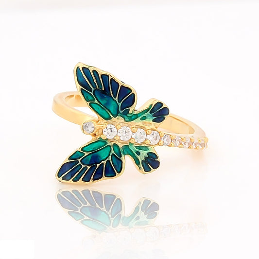 Wings of Elegance: The Ultimate Butterfly Ring for Party Wear Glam