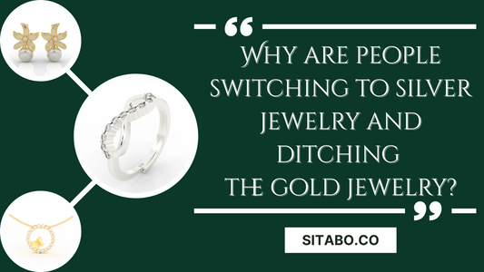 Why are people switching to silver jewelry and ditching the gold jewelry?