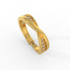 sterling silver ring gold plated 