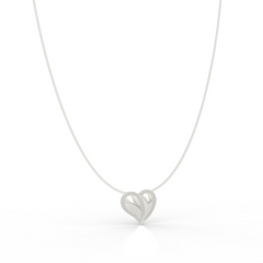 Cute Heart Shaped Pendant With Chain - Hallmarked 925 Sterling Silver sterlyn 925