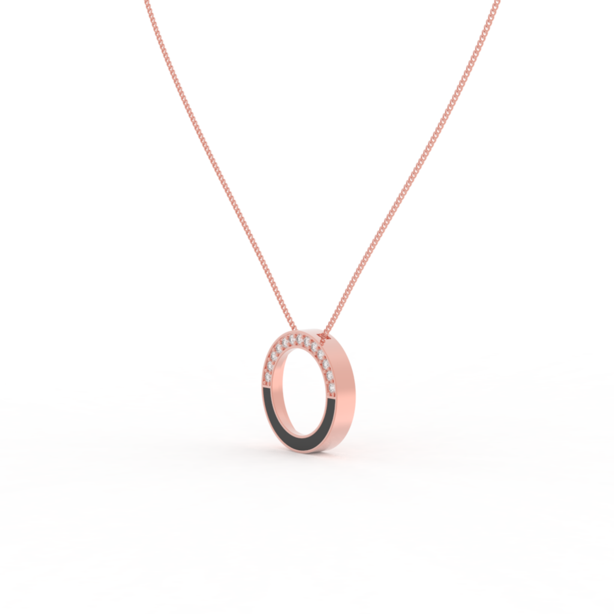 Eternal Halo Pendant With Chain, Hallmarked 925 Sterling Silver sterlyn 925