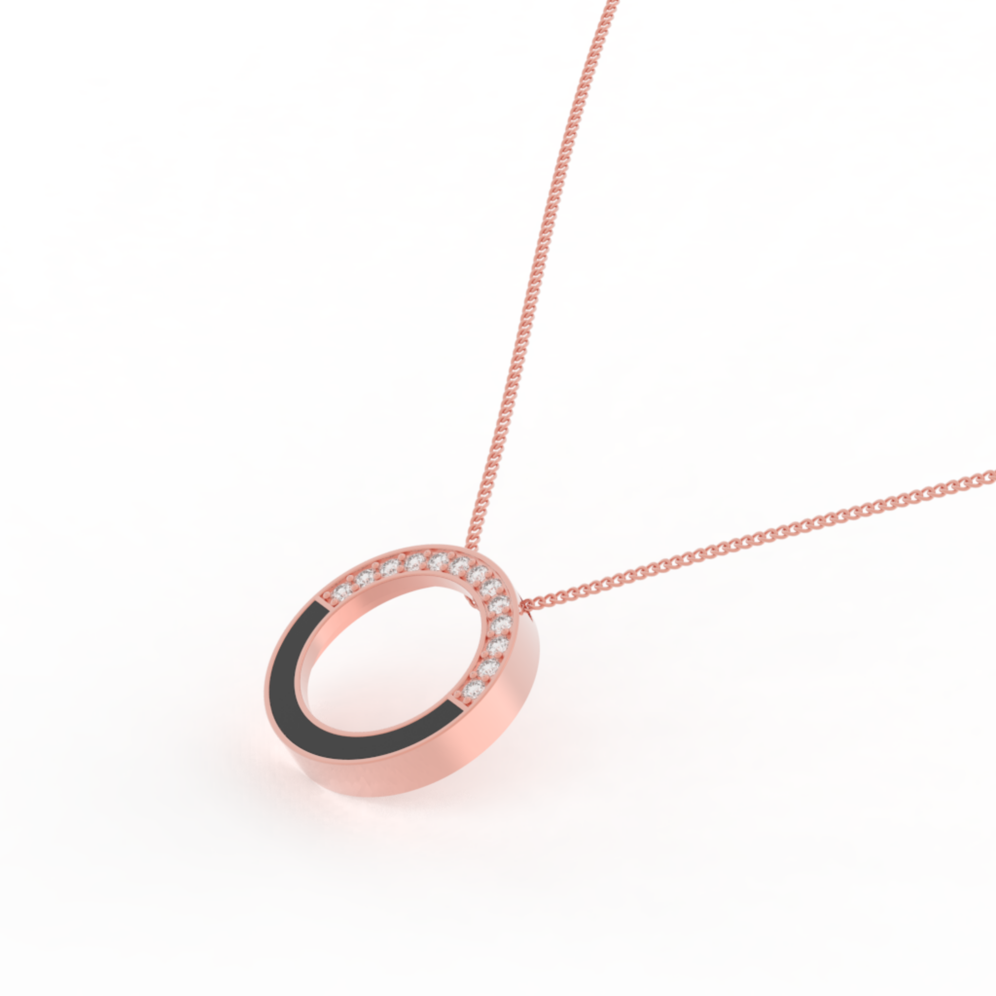 Eternal Halo Pendant With Chain, Hallmarked 925 Sterling Silver sterlyn 925