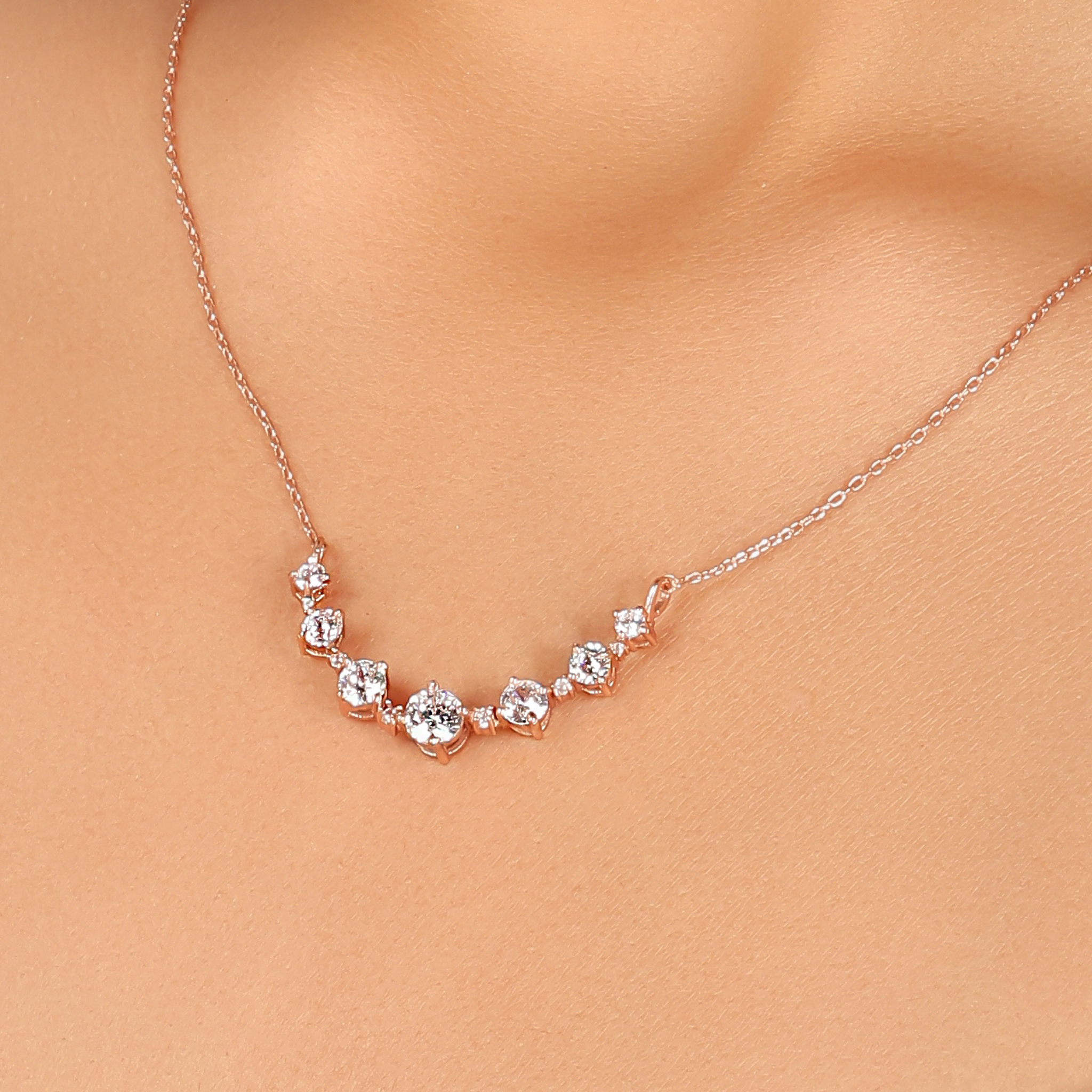 Graduating Sparkling Necklace For Her, Hallmarked 925 Sterling Silver sterlyn 925