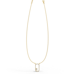 Sophisticated Modern Pendant With Chain, Hallmarked 925 Sterling Silver sterlyn 925