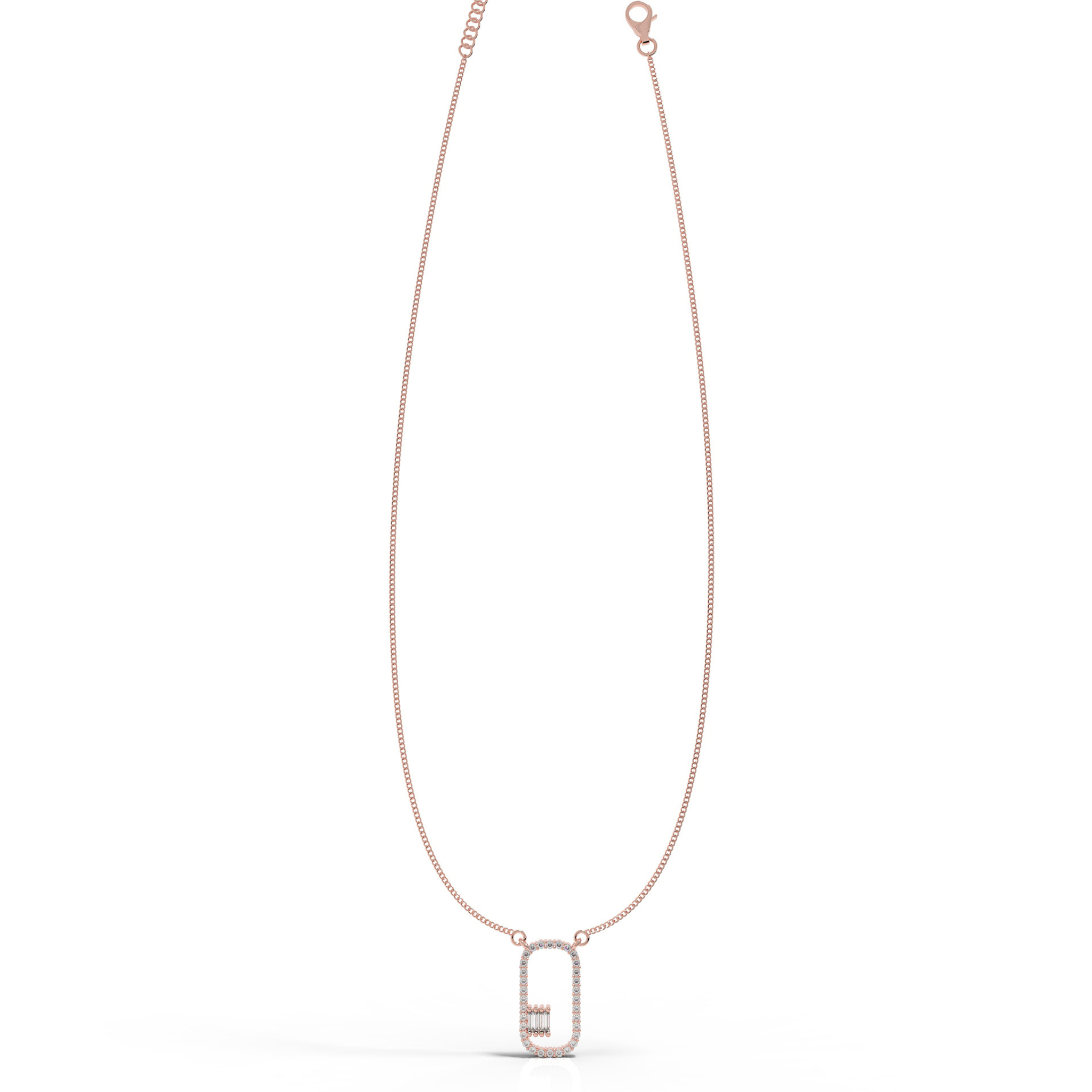 Sophisticated Modern Pendant With Chain, Hallmarked 925 Sterling Silver sterlyn 925