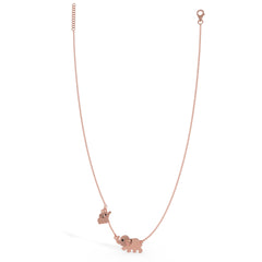 Jumbo Elephant Pendant Necklace, Hallmarked 925 Sterling Silver