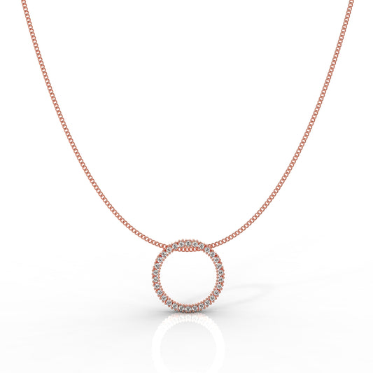 Chunky Wheel Pendant With Chain, Hallmarked 925 Sterling Silver - sitabo